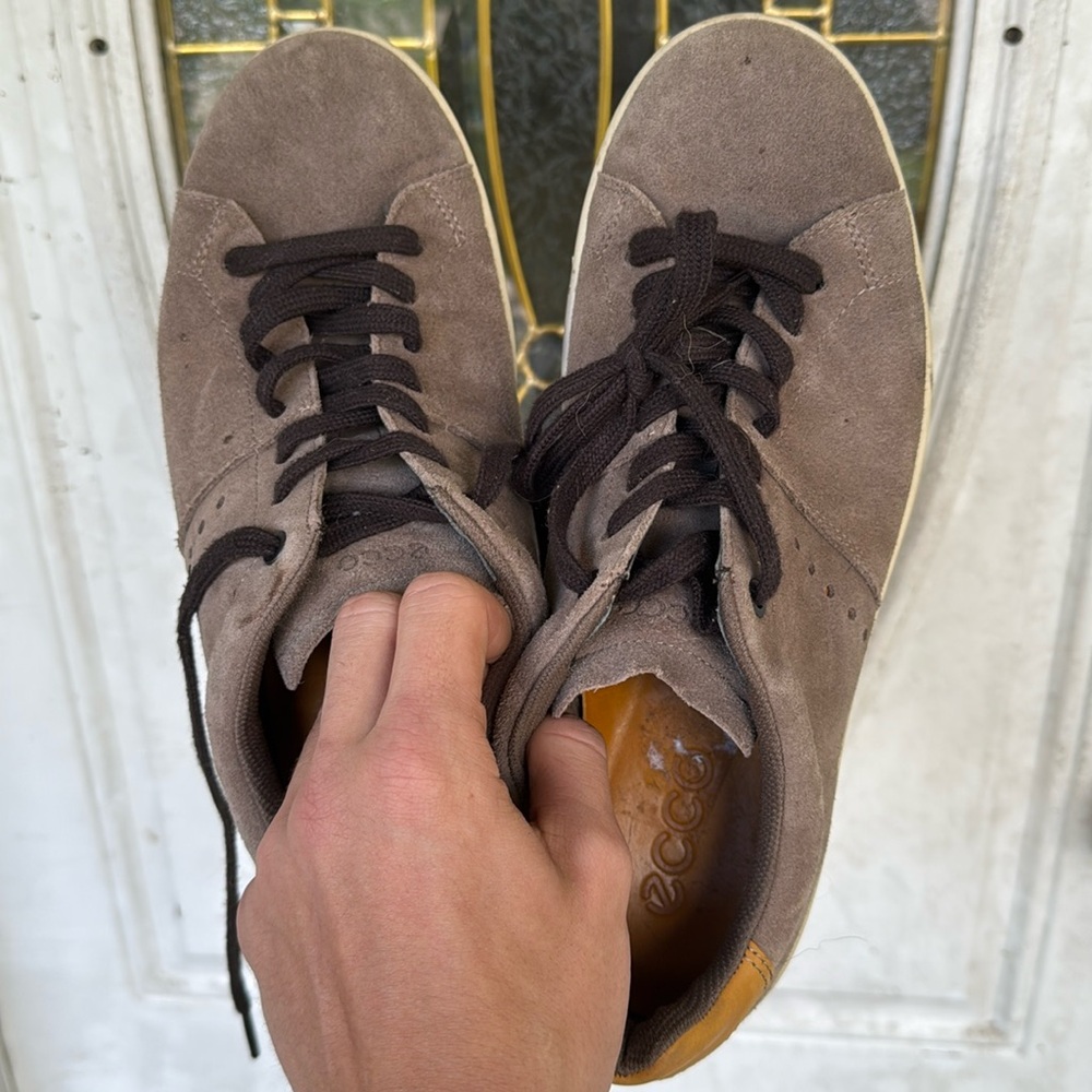 New Men`s ECCO Kallum Casual Tie Lace Sneakers